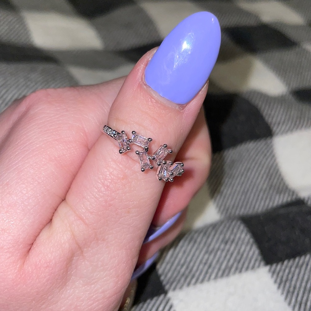 Bomb Party Rose Quartz Cubic Zirconia Ring